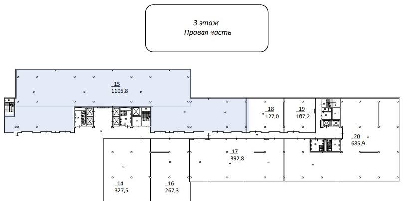 Офис 1 105 м²