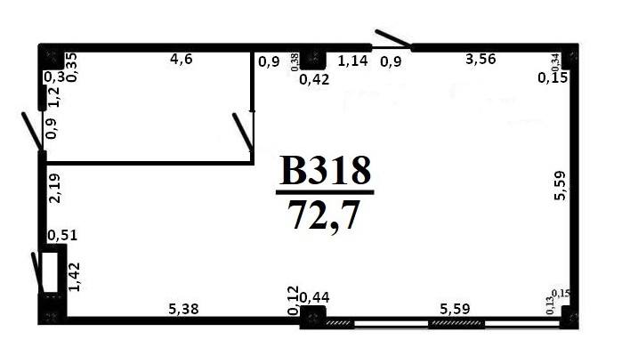 Офис 72 м²