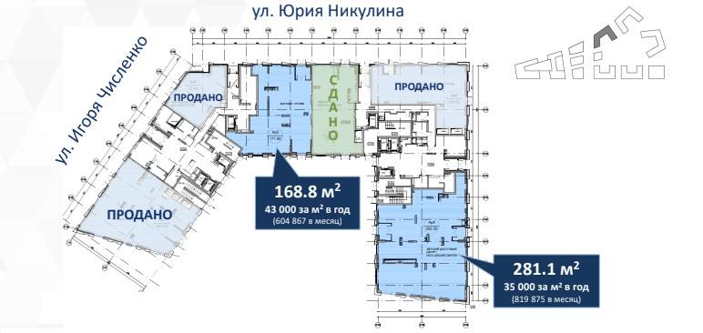 Офис 281 м²