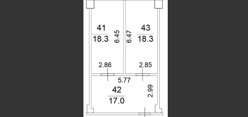 Офис 54 м²